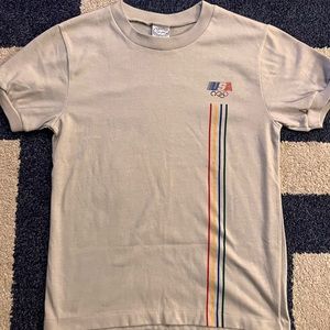 RARE 1984 Summer Winter Olympics Vintage T-Shirt Levi’s XS Gray LA 2028 USA 80s